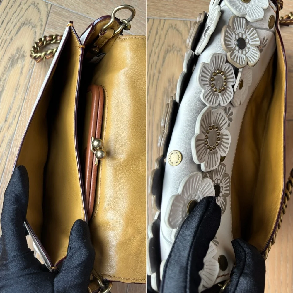 COACH Dinky With Tea Rose White